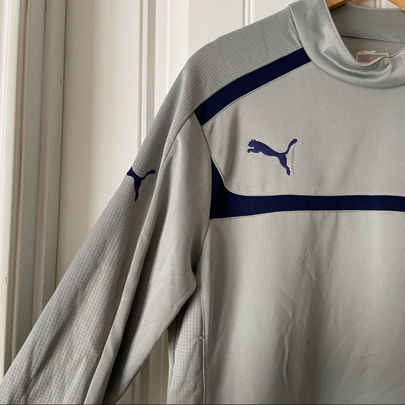 PUMA Italia Grey Pullover Sweatshirt - Picture 5 of 10